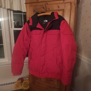 The North Face Men's Vibrant Red and Black Performance Jacket